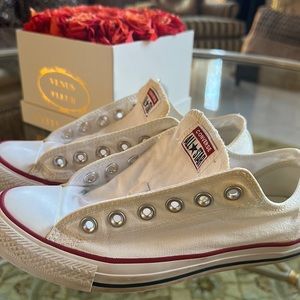 CONVERSE ALL STAR White Low Tops sneakers Unisex